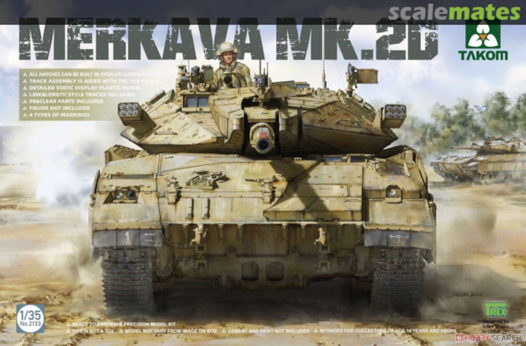 Boxart Merkava Mk.2D 2133 Takom