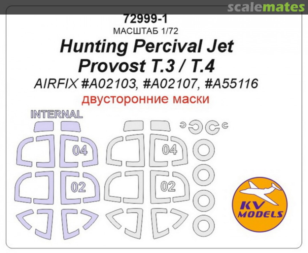 Boxart Jet Provost T3/T4 72999-1 KV Models