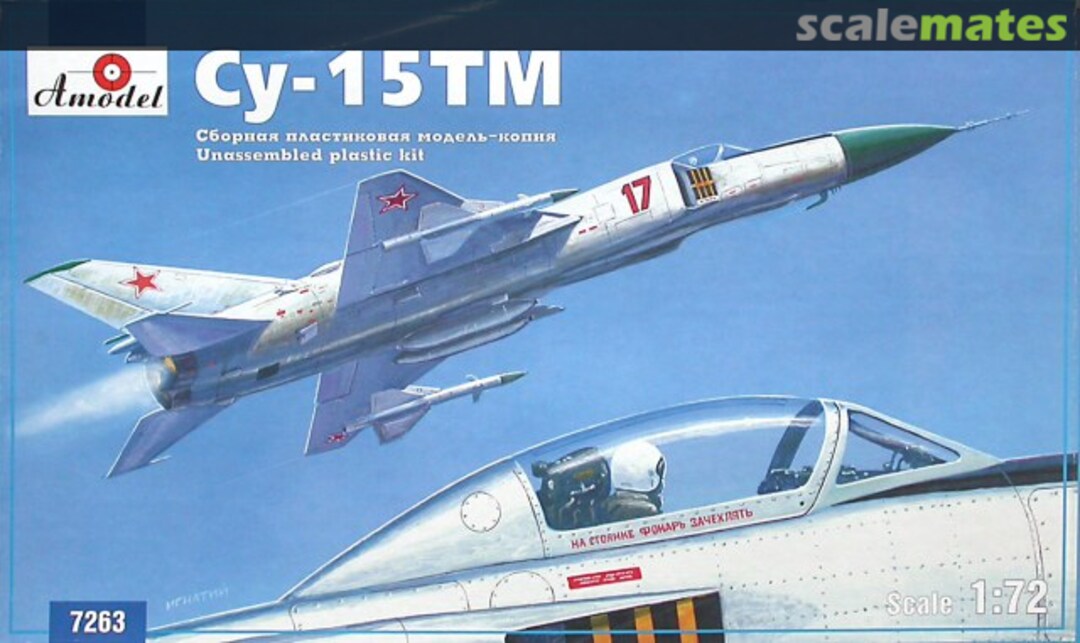 Boxart Sukhoi Su-15TM 7263 Amodel