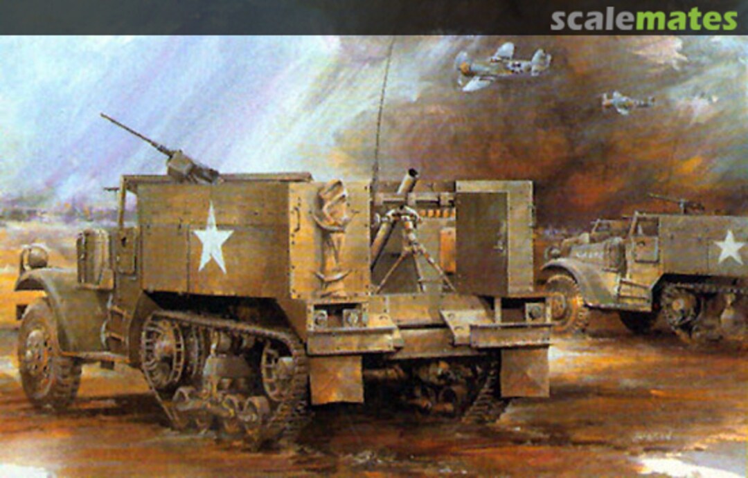 Boxart M4 Half-Track 81mm Mortar Carrier — Smart Kit 6361 Dragon