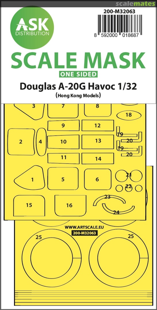 Boxart Douglas A-20G Havoc 200-M32063 ASK