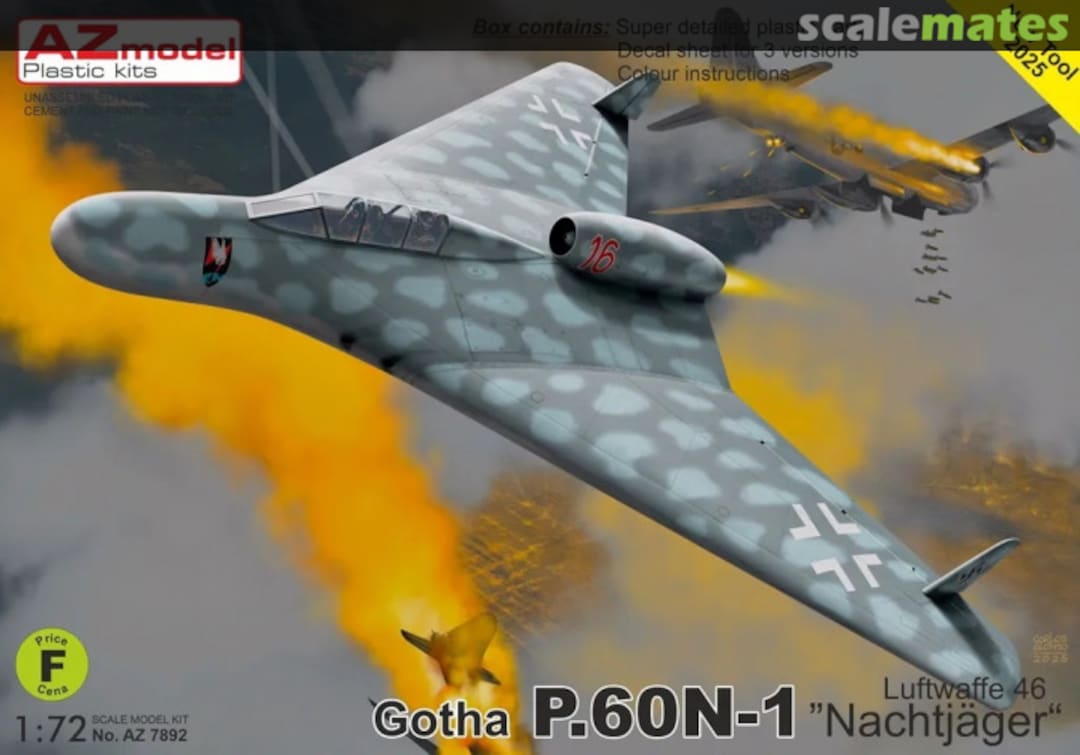 Boxart Gotha P.60N-1 "Nachtjäger" AZ7892 AZmodel