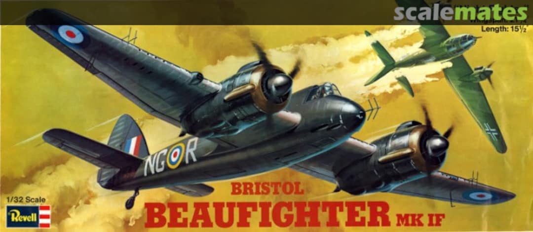 Boxart Bristol Beaufighter Mk IF H-251 Revell