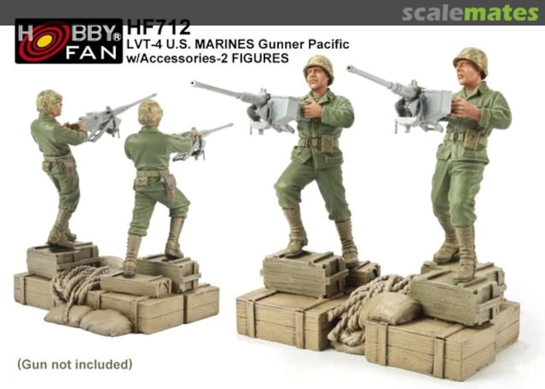 Boxart LVT4 US Marines Gunners HF712 Hobby Fan