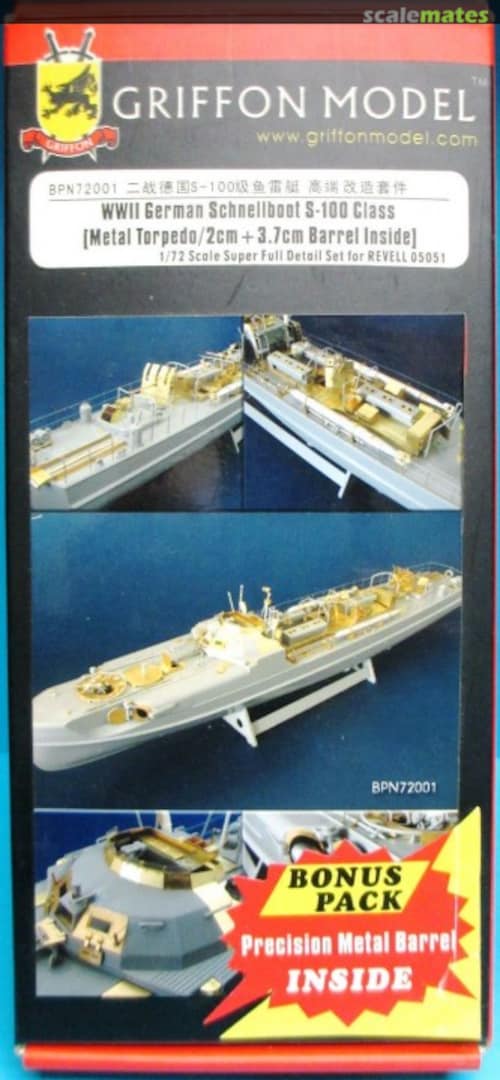 Boxart Deutsches Schnellboot S-100 Class Premium Set BPN72001 Griffon Model