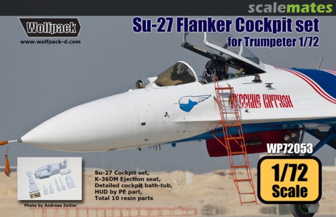 Boxart Su-27 Flanker Cockpit Set WP72053 Wolfpack