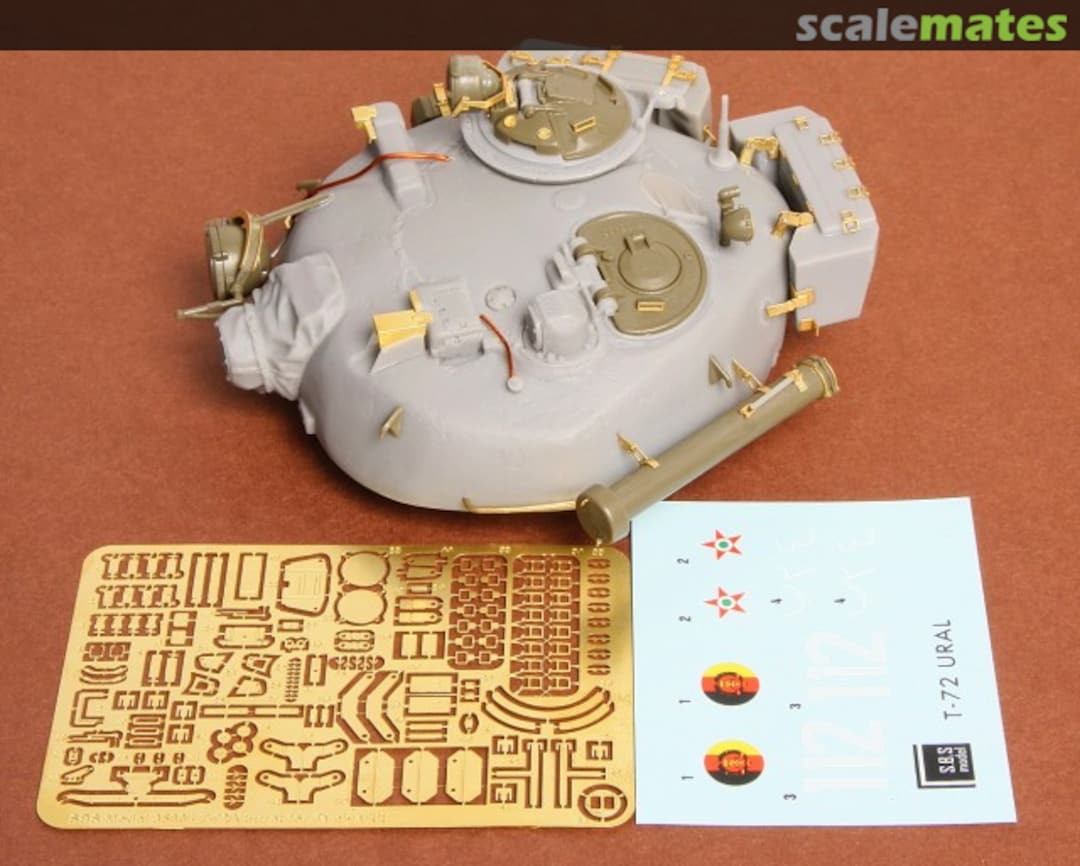 Boxart T-72 Ural Turret with Optical Range Finder for Tamiya kit 35010 SBS Model
