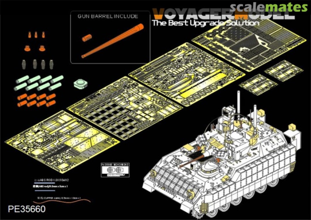 Boxart M2A3 Bradley w/BUSK III IFV Basic PE35660 Voyager Model