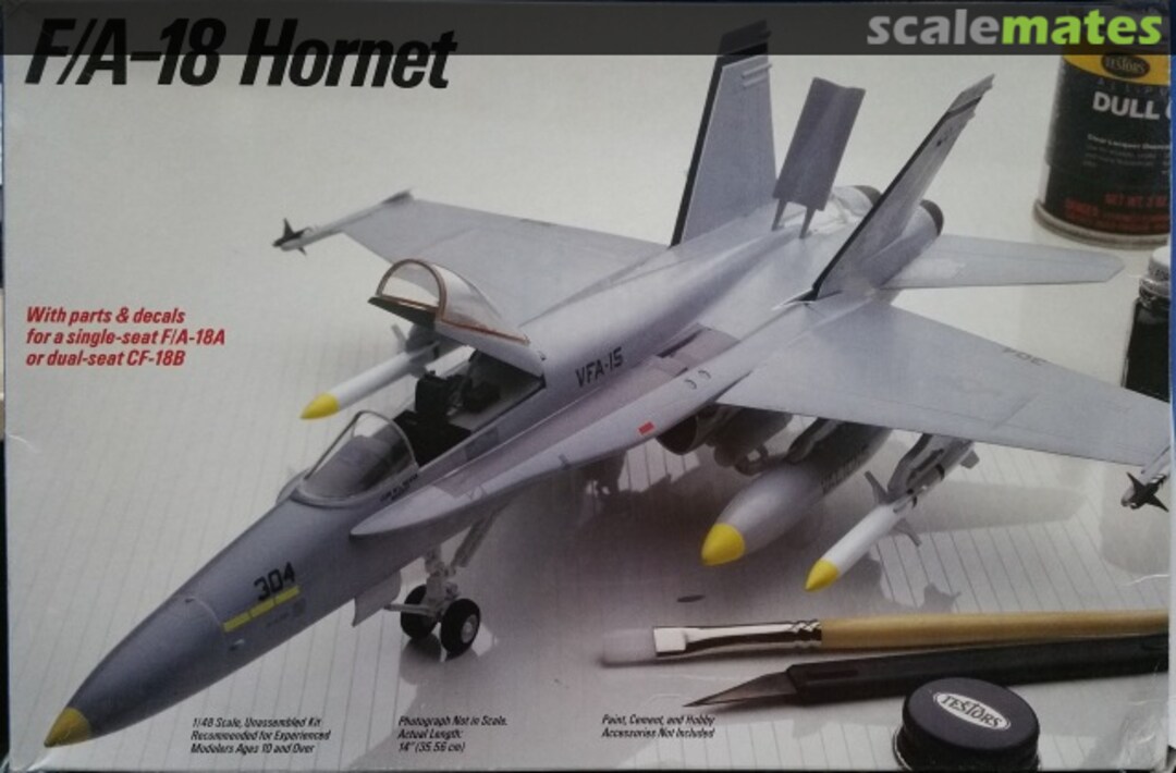 Boxart F/A-18 Hornet 579 Testors