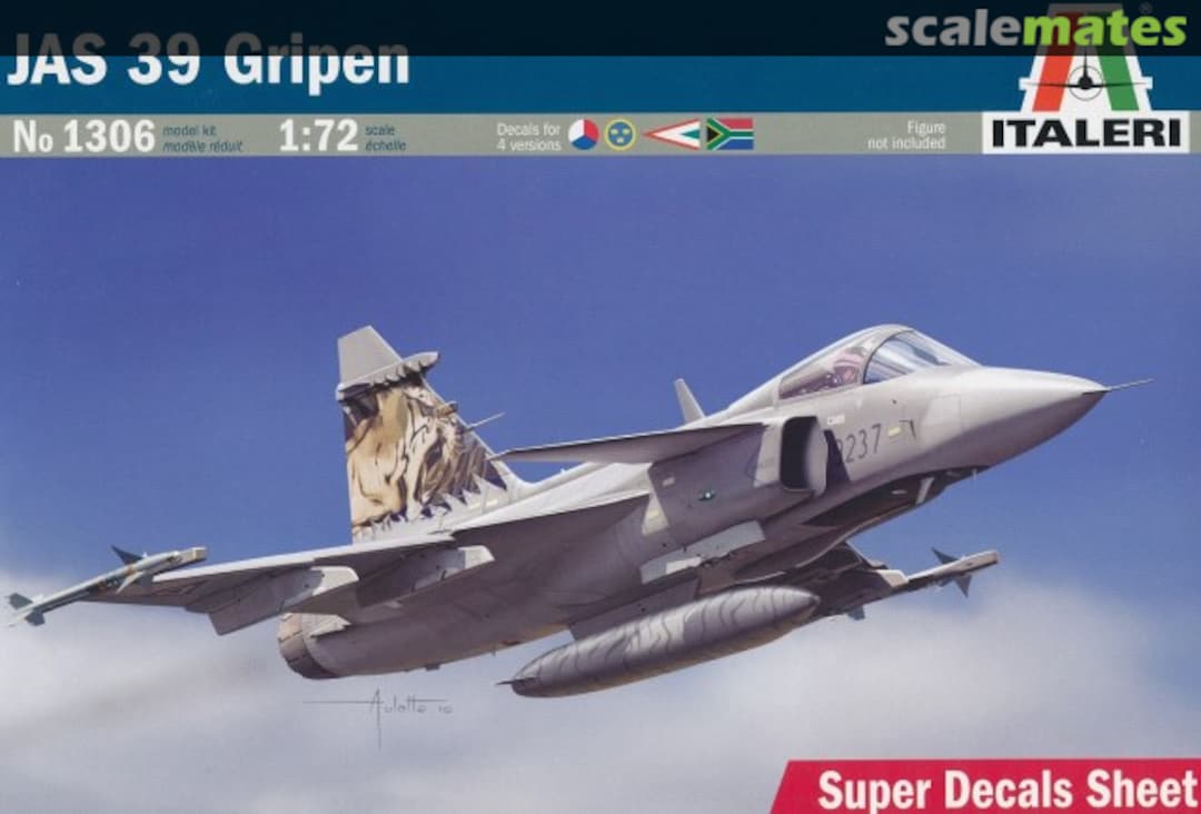 Boxart JAS 39 Gripen 1306 Italeri