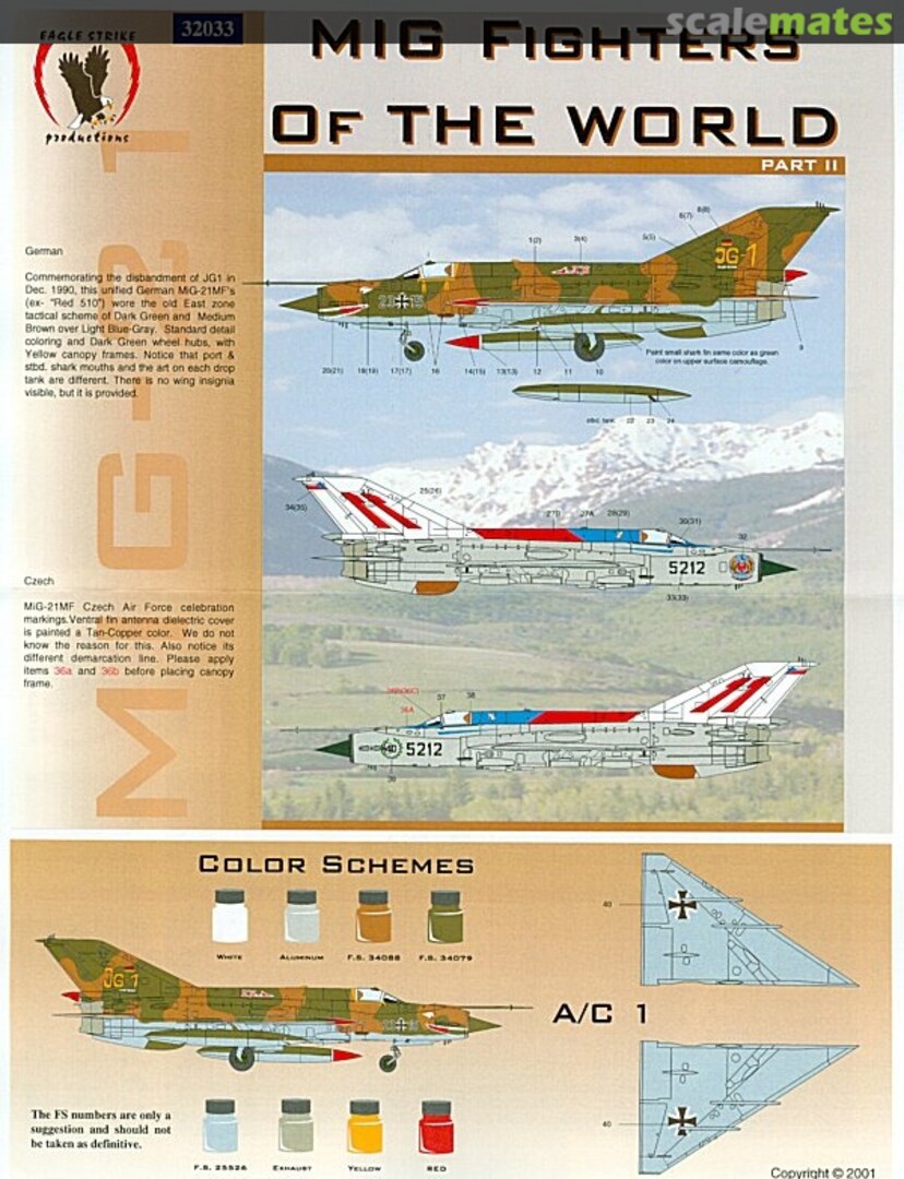 Contents MiG Fighters of the World 32033 Eagle Strike Productions