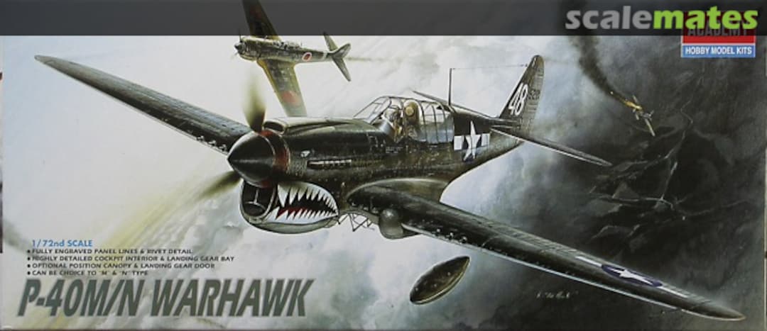 Boxart P-40M/N Warhawk 1668 Academy