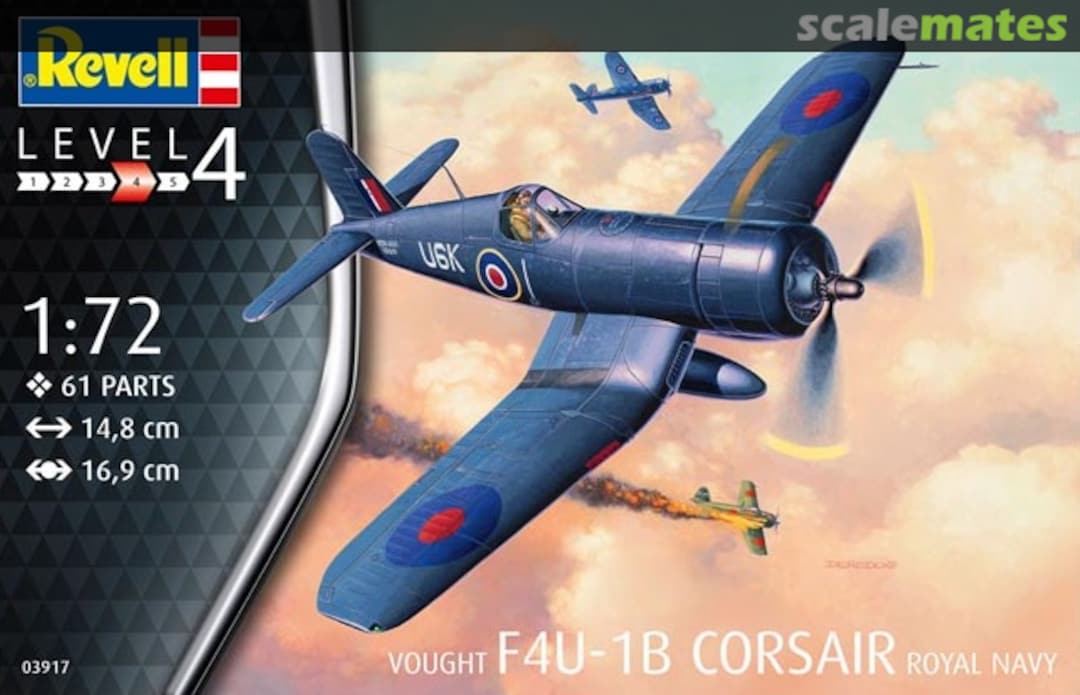 Boxart Vought F4U-1B Corsair Royal Navy 03917 Revell