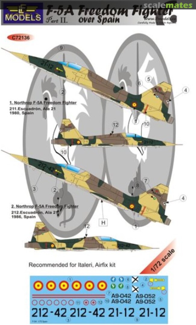 Boxart F-5A Freedom Fighter C72136 LF Models