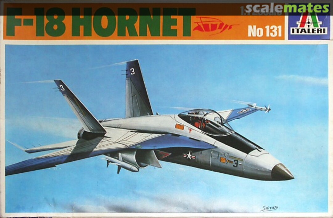 Boxart F-18 Hornet 131 Italeri