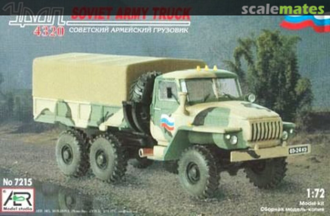 Boxart Ural 4320 7215 AER Model Studio