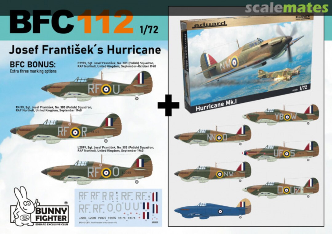 Boxart Josef František´s Hurricane BFC112 Eduard