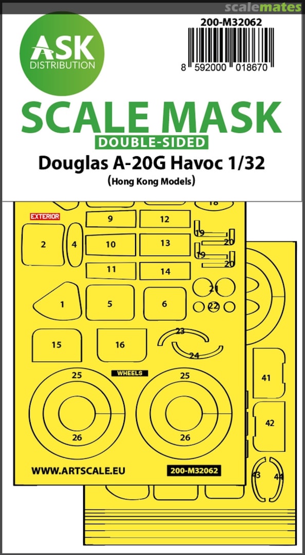 Boxart Douglas A-20G Havoc 200-M32062 ASK