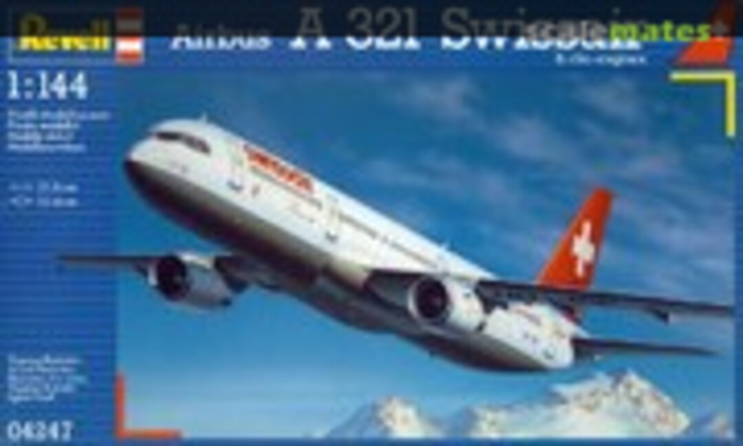 1:144 Airbus A321 Swissair &amp; cfm-engines (Revell 04247)