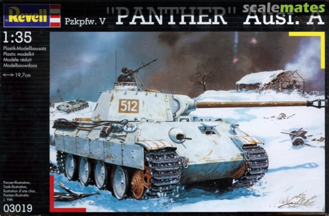 Boxart Panzerkampfwagen V Panther Ausf. A (Sd.Kfz.171) 03019 Revell