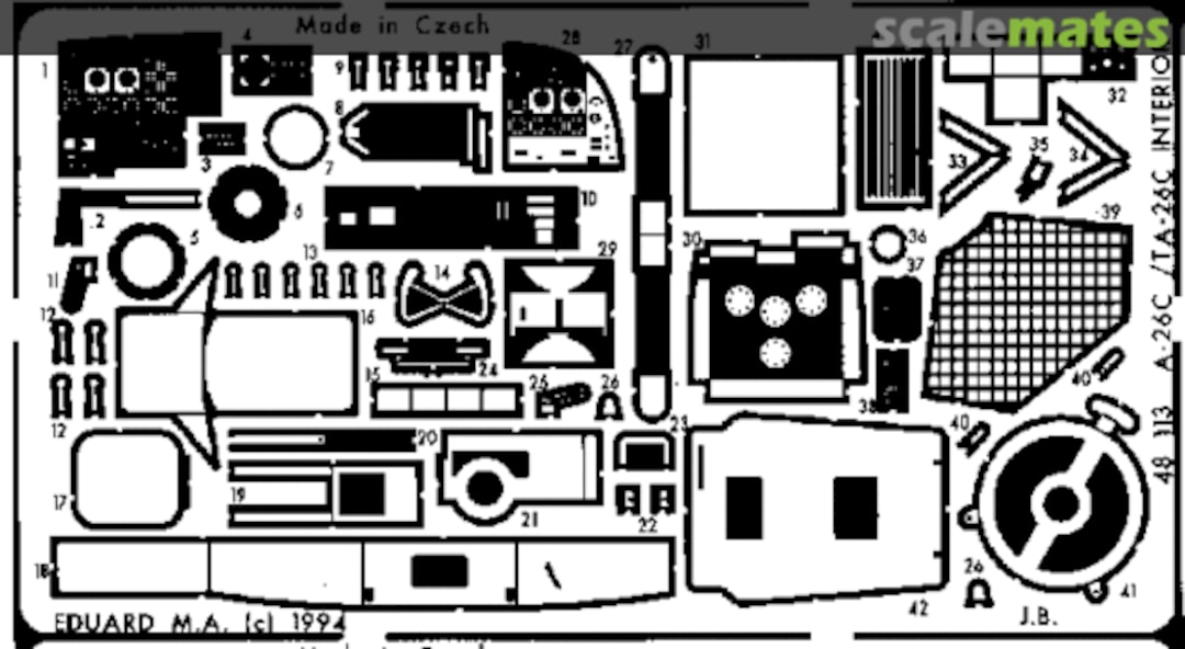 Boxart A-26C / TA-26C Interior 48113 Eduard