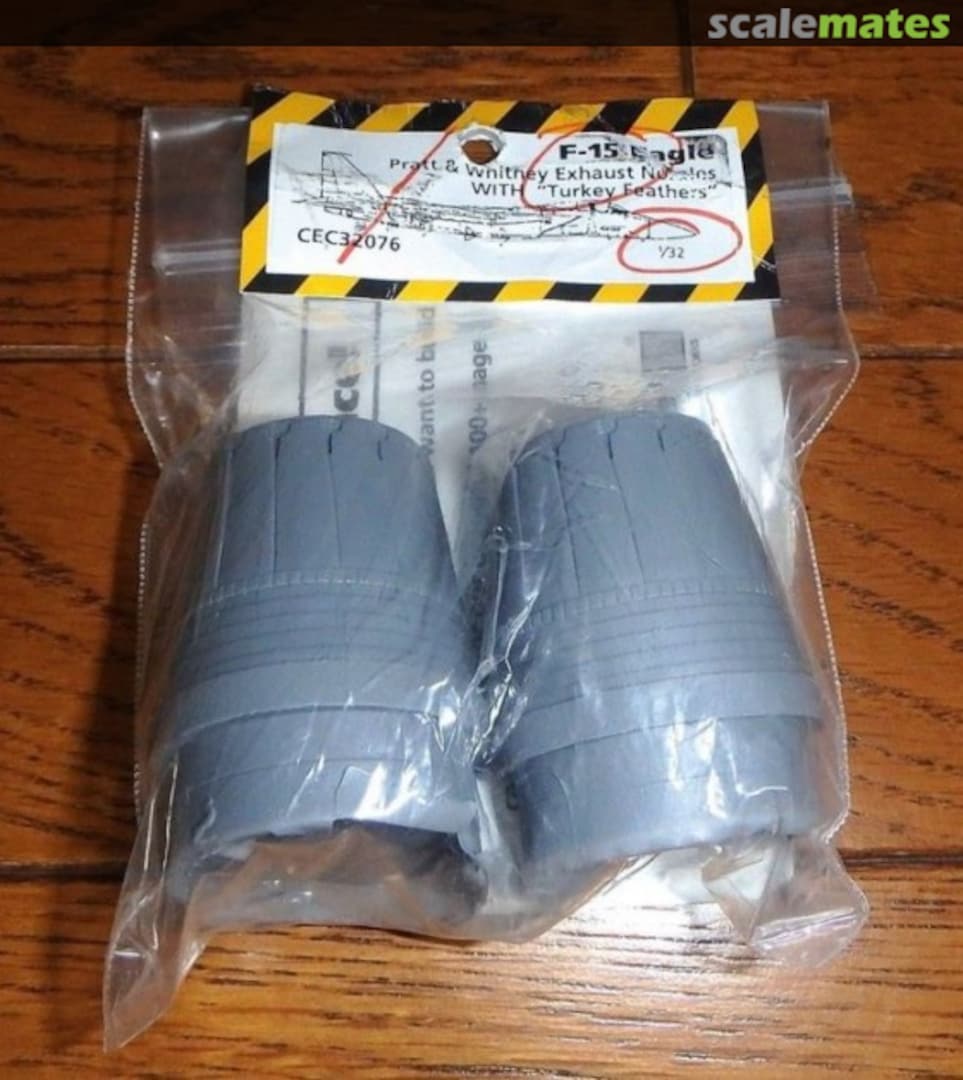 Boxart F-15 Engine Nozzles w/ Turkey Feathers (2) CEC32076 Cutting Edge Modelworks