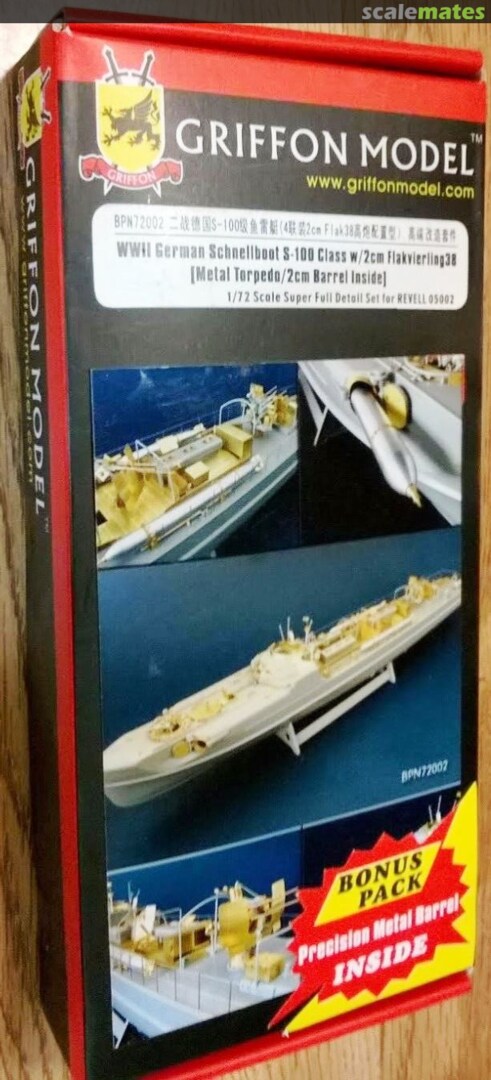 Boxart German Fast Attack Craft Premium Set BPN72002 Griffon Model