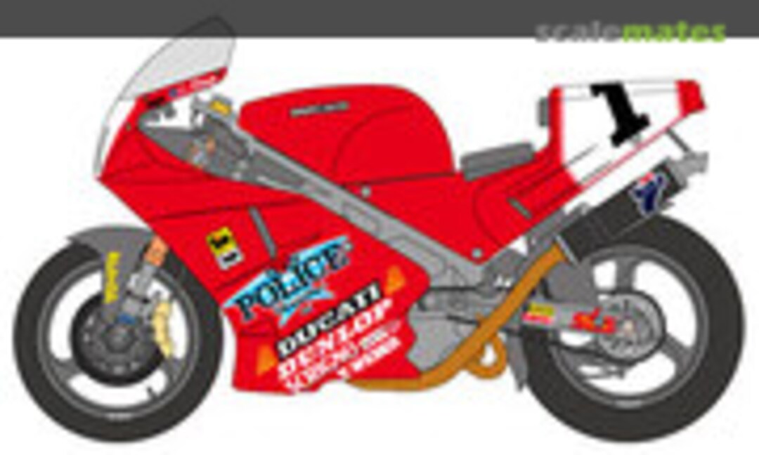 1:12 Ducati 888 Police 1992 Decal Set (Shunko Models SHK-D288)