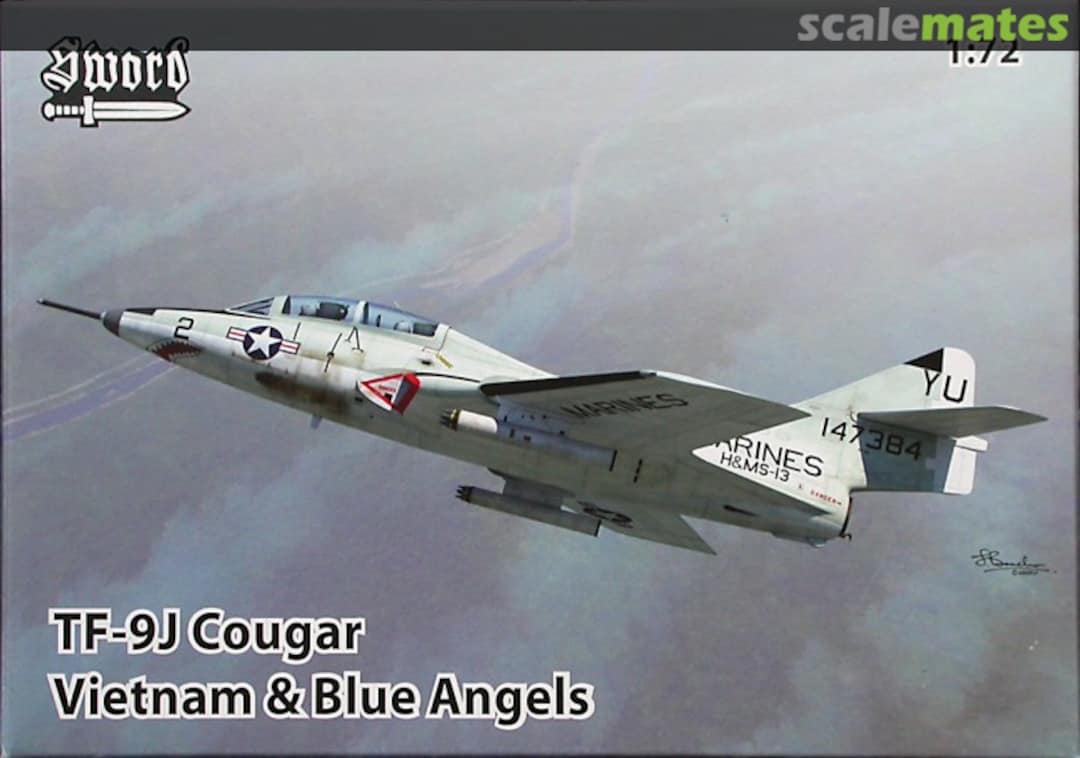 Boxart TF-9J Cougar Vietnam & Blue Angels SW72101 Sword