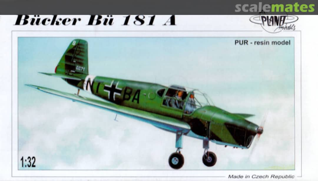 Boxart Bücker Bü 181 A PLT084 Planet Models