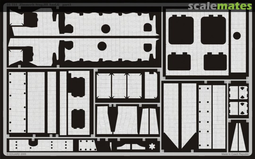 Boxart Zimmerit StuG.III Ausf.G 35751 Eduard