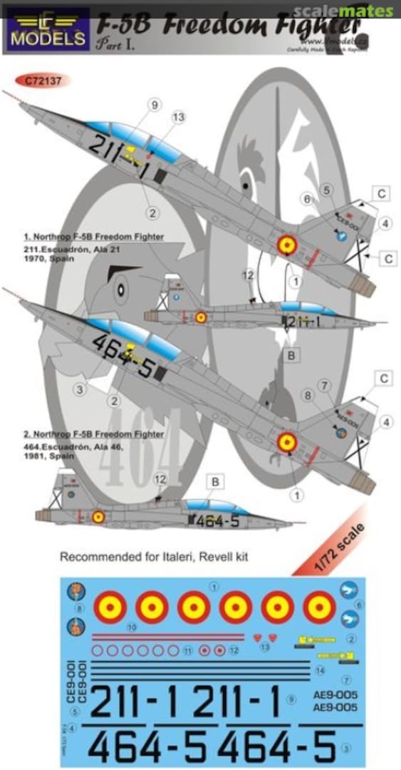 Boxart F-5B Freedom Fighters C72137 LF Models