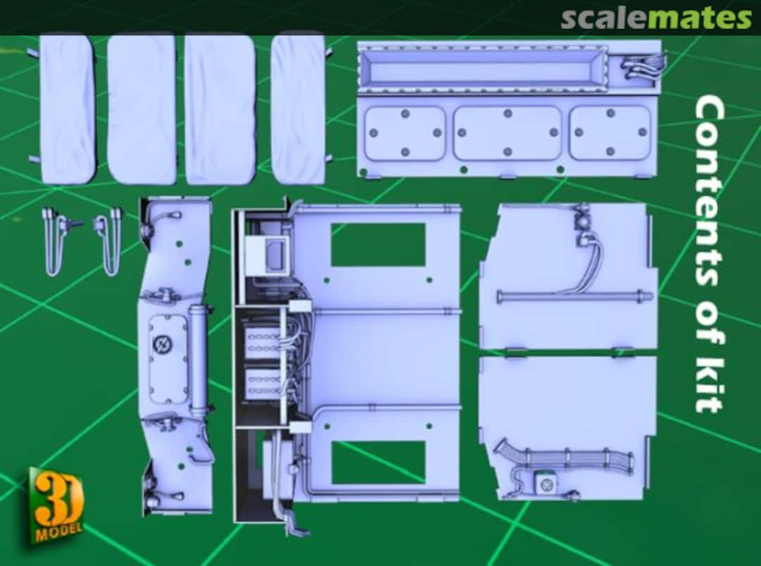 Boxart 2S7 PION Crew Compartment 3Dis-42 3D in Scale