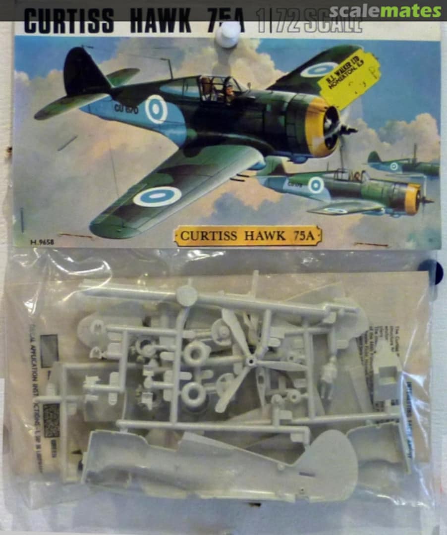 Boxart Curtiss Hawk 75A H.9658 Revell