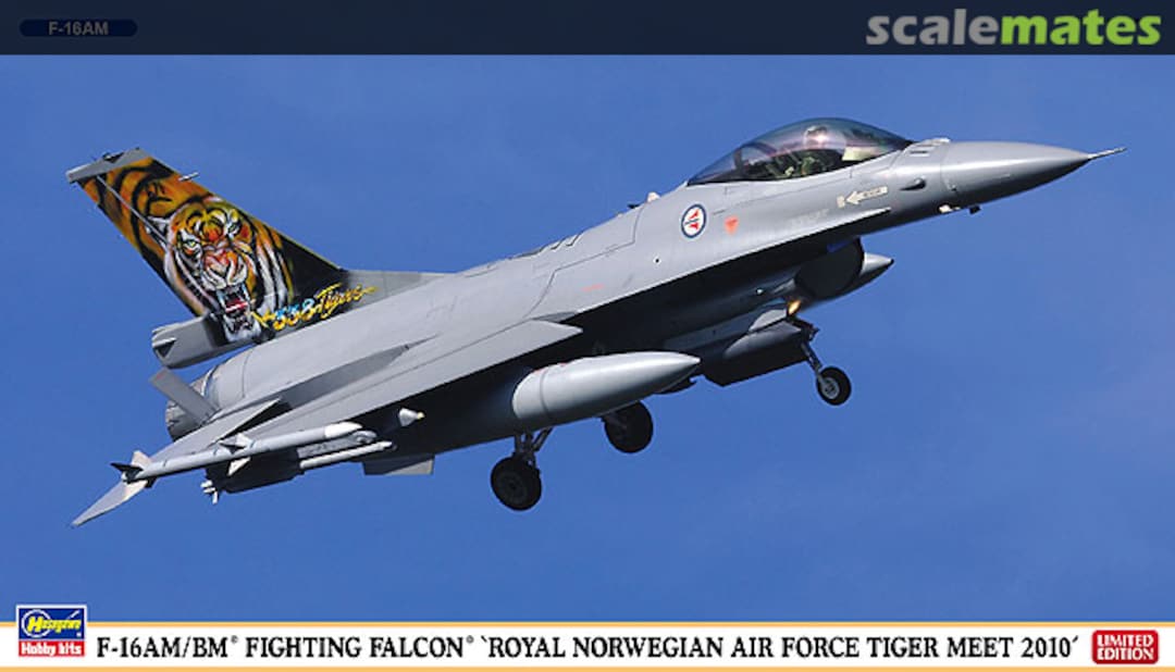 Boxart F-16AM/BM Fighting Falcon `Royal Norwegian Air Force Tiger Meet 2010´ 01949 Hasegawa