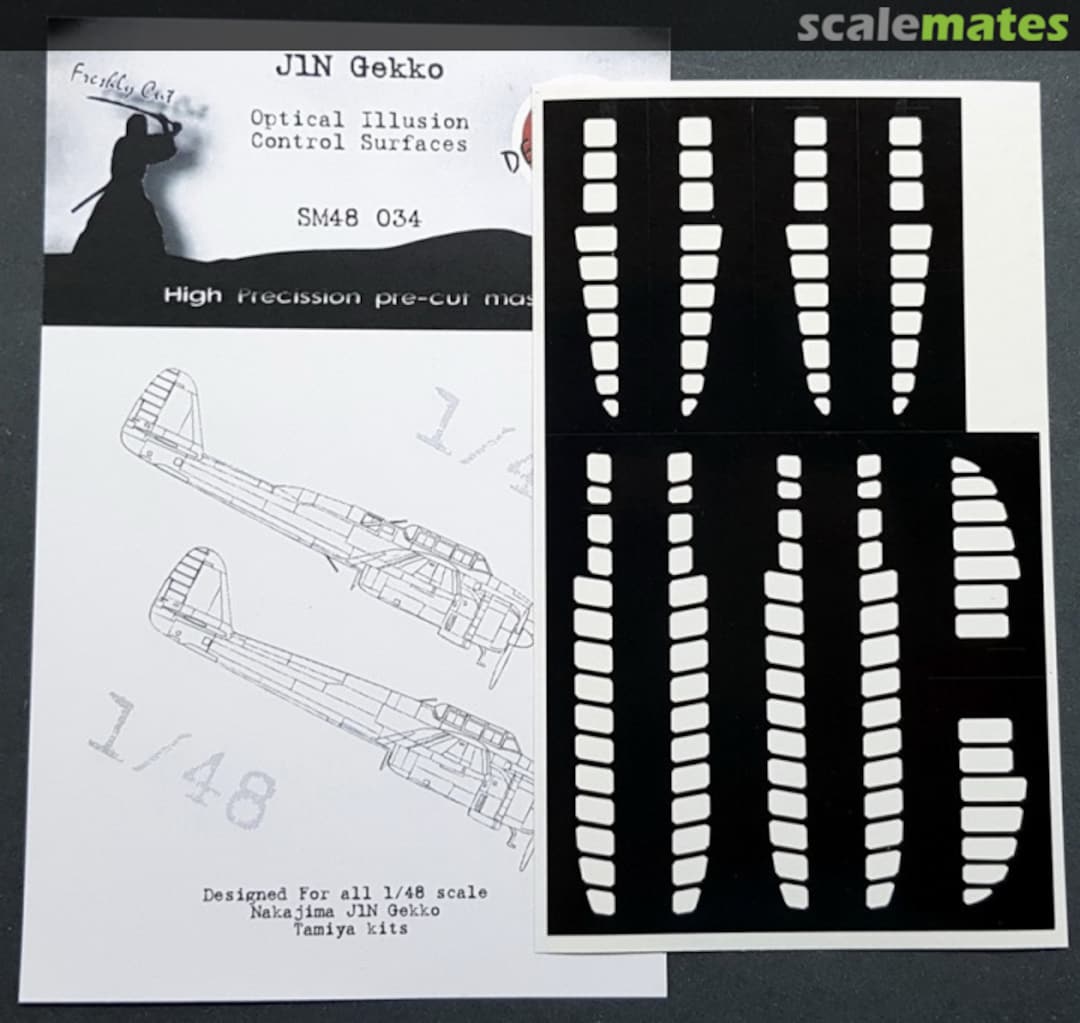 Boxart J1N Gekko Control Surfaces SM48034 DEAD Design Models