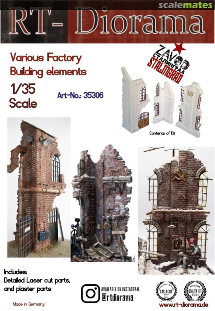 Boxart Various Factory Building elements 35306 RT-Diorama