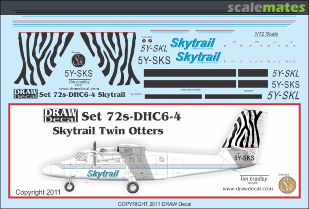 Boxart de Havilland Canada DHC-6 Twin Otter 72-DHC6-4 Draw Decal