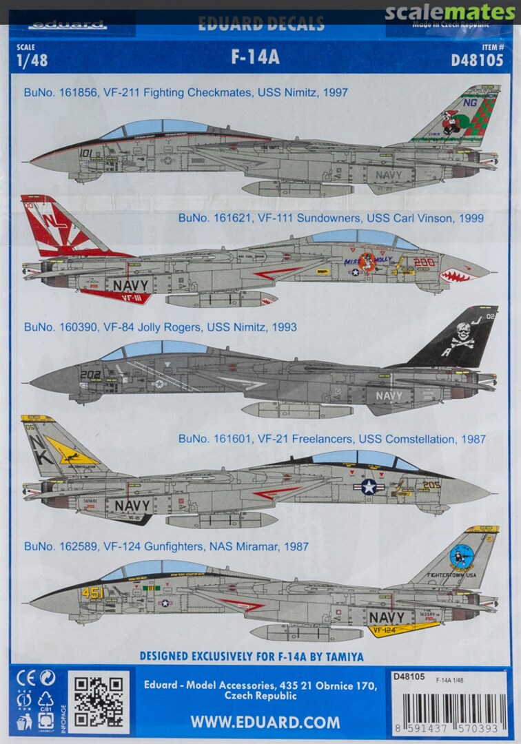 Boxart F-14A D48105 Eduard