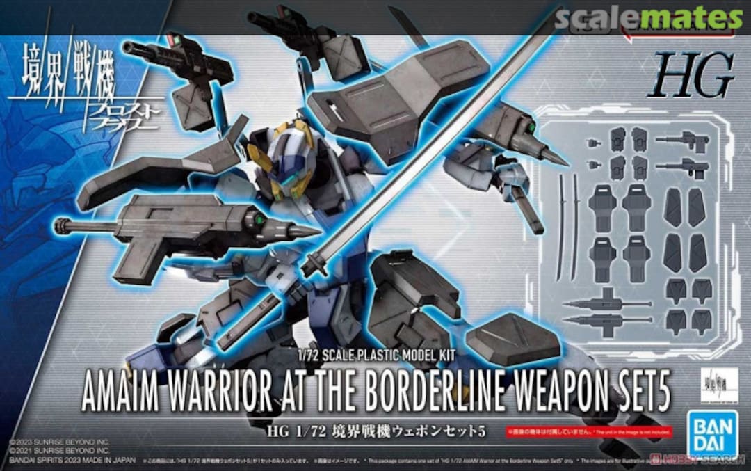 Boxart Amaim Warrior at the Borderline Weapon Set 5 5065328 Bandai Spirits