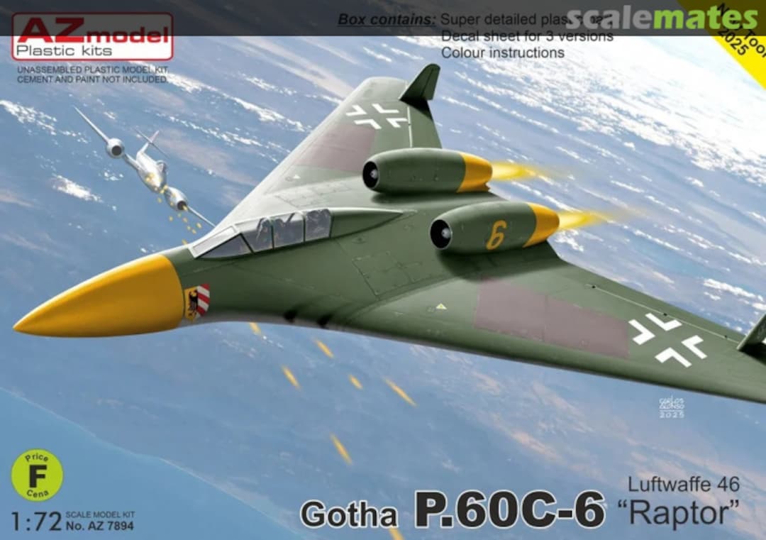 Boxart Gotha P.60C-6 "Raptor" AZ7894 AZmodel