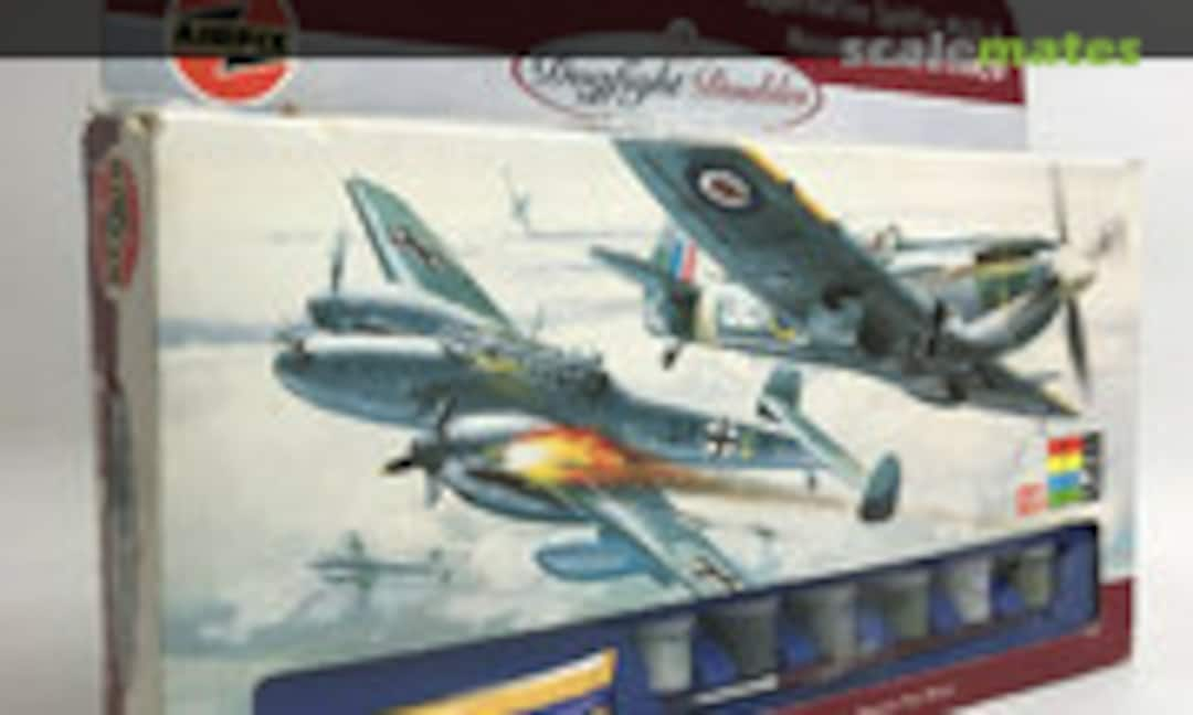 1:72 Supermarine Spitfire IX | Messerschitt Bf-110C/D (Airfix 93141)