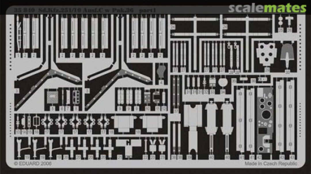 Boxart Sd. Kfz. 251/10 Ausf. C 35840 Eduard