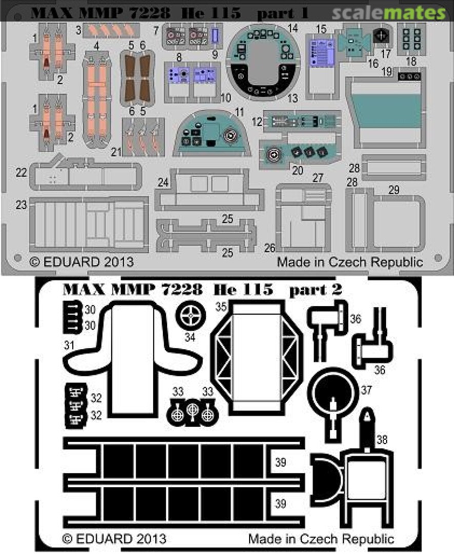 Boxart Heinkel He115 detail set MMP7228 Maestro Models