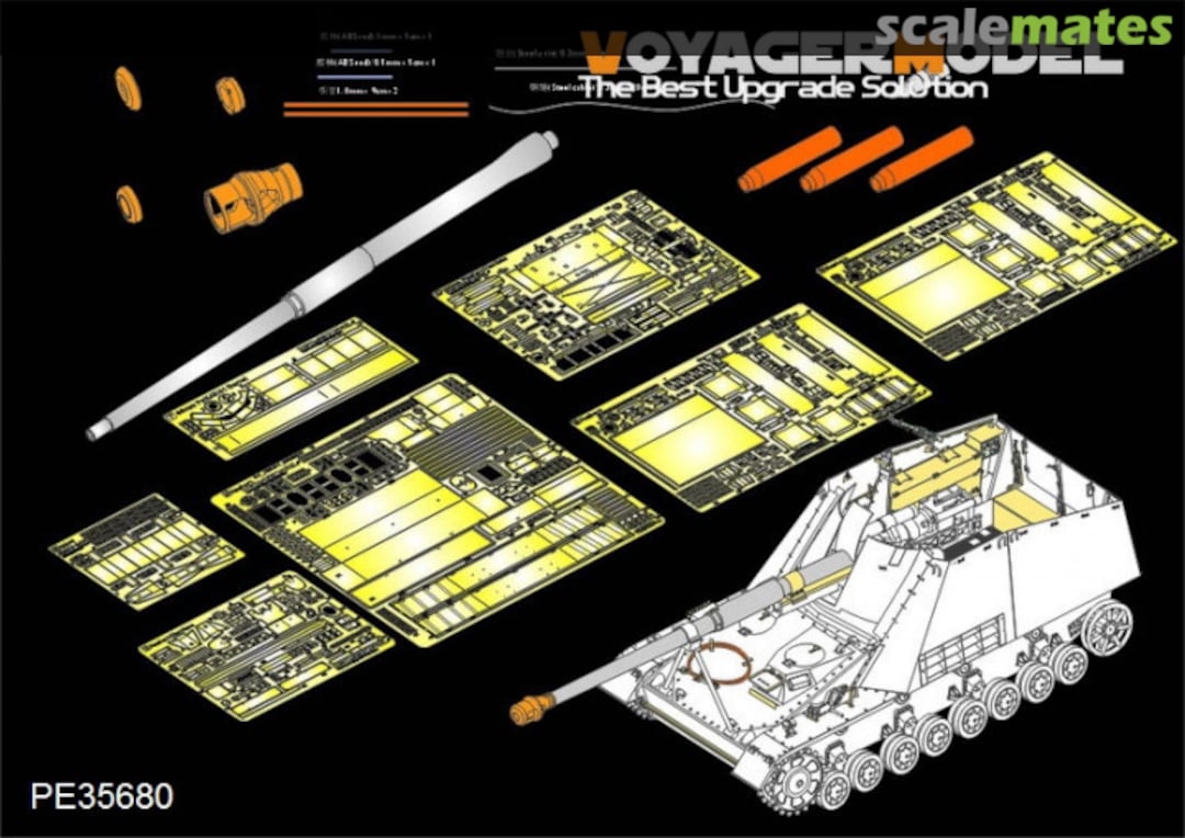 Contents Sd.Kfz. 164 Nashorn Basic Set (Gun Barrel Included) PE35680 Voyager Model