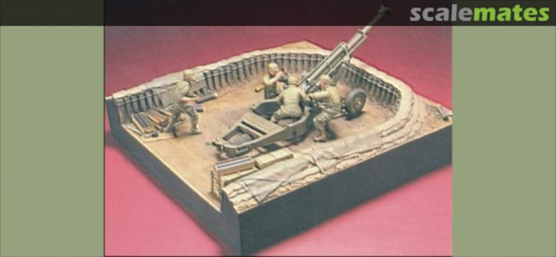 Boxart Vietnam War US M102 Fire Base & Ammo Boxes HF017 Hobby Fan