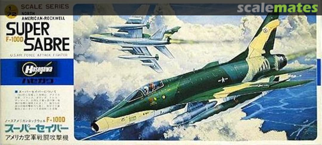 Boxart F-100D Super Sabre B18 Hasegawa