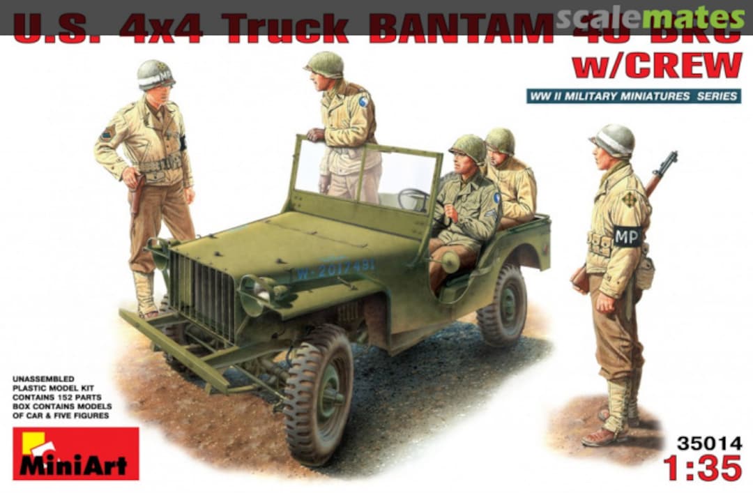 Boxart 4x4 Truck Bantam 40 BRC 35014 MiniArt