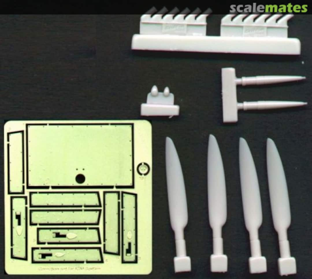 Boxart Correction Set for ICM Spitfire Mk. VII to Mk. XVI BRL48005 Brengun