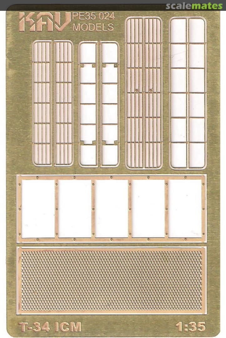 Boxart PE Grids for T-34 (ICM) KAV PE35 024 KAV models